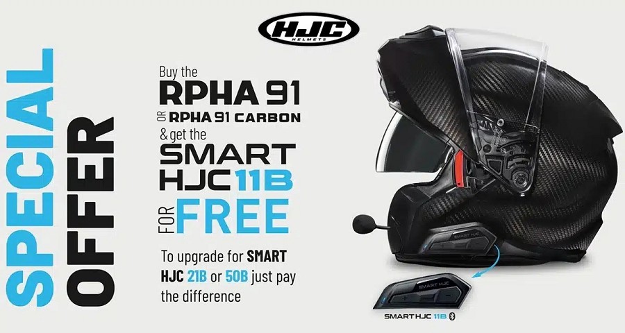 Promoción HJC RPHA 91 y Smart HJC 11B
