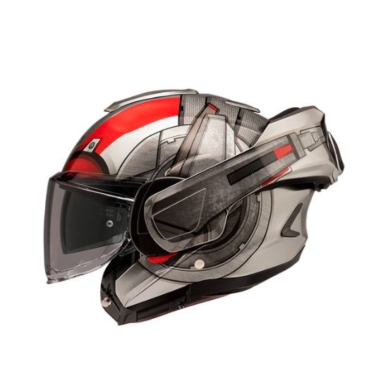 HJC F100 Ant-Man trasera