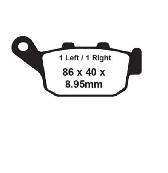 PASTILLA DE FRENO EBC FA496