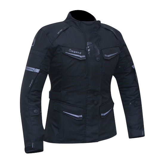 CHAQUETA DEGEND TRAVEL NEGRA MUJER