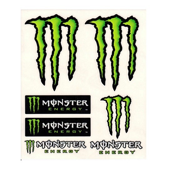 KIT 6 ADHESIVOS MONSTER 16x14