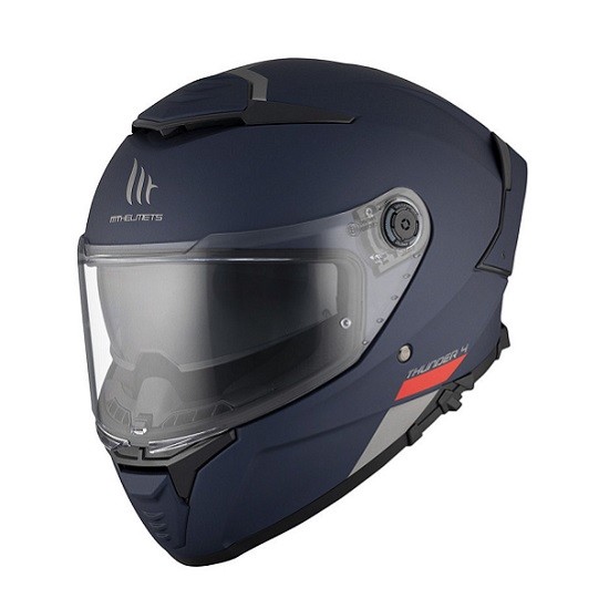 CASCO MT THUNDER 4 SV AZUL MATE