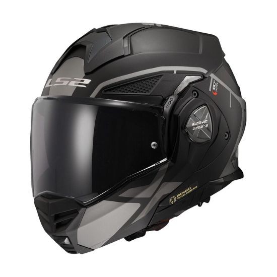 CASCO LS2 ADVANT X METRYK NEGRO MATE