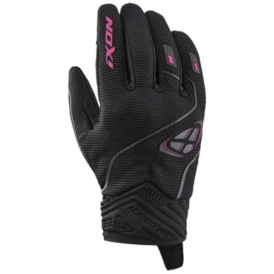 GUANTE IXON HURRICANE 2 LADY NEGRO Y FUSHIA