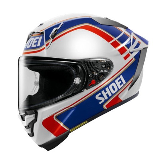 Shoei X-SPR Pro Wayne Gardner TC-2 vista frontal