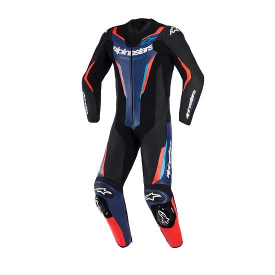 MONO ALPINESTARS GP FORCE V2 1 PIEZA NEGRO, AZUL Y ROJO