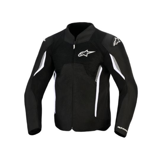 CHAQUETA ALPINESTARS AST V3 AIR NEGRA Y BLANCA