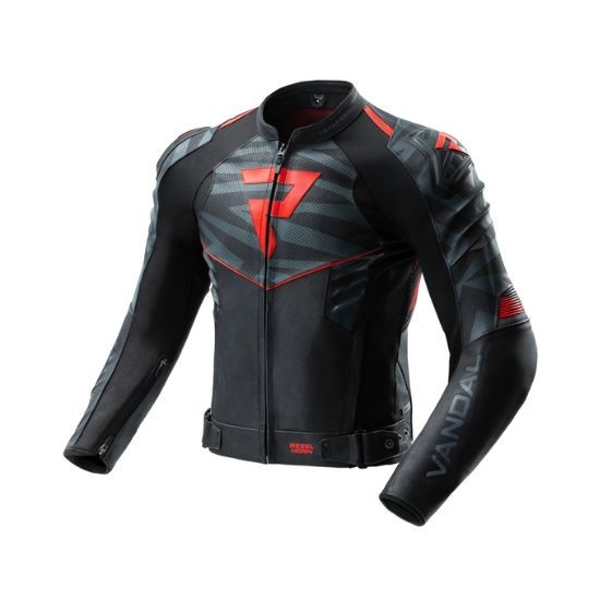CHAQUETA REBELHORN VANDAL II NEGRA Y ROJA