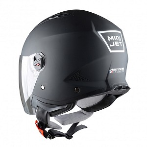 CASCO ASTONE MINI JET NEGRO MATE