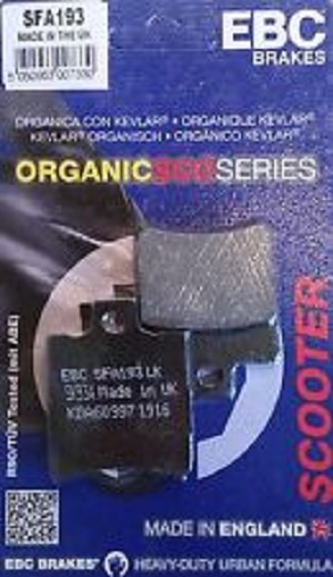 PASTILLA DE FRENO EBC SFA193