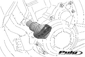 PROTECTOR MOTOR R12 KAWASAKI Z800 13-17