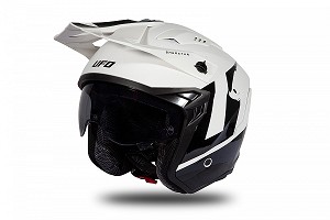 CASCO UFO SHERATAN BLANCO Y NEGRO