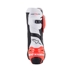 BOTAS ALPINESTARS SUPERTECH R VENTED NEGRA, BLANCA Y ROJO FLUO