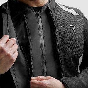 CHAQUETA REBELHORN JAX NEGRA Y GRIS