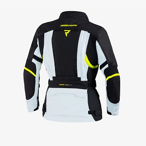 CHAQUETA REBELHORN HARDY II LADY GRIS, NEGRA Y AMARILLO FLUO