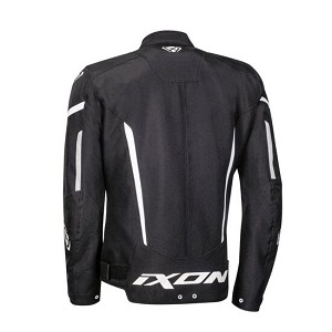 CHAQUETA IXON STRIKER NEGRA Y BLANCA