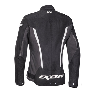 CHAQUETA IXON STRIKER LADY NEGRA Y BLANCA
