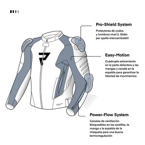 CHAQUETA REBELHORN VELOCE NEGRA