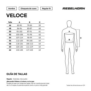 CHAQUETA REBELHORN VELOCE NEGRA