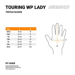 GUANTE OZONE TOURING-WP LADY
