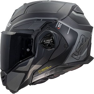 CASCO LS2 ADVANT X METRYK NEGRO MATE
