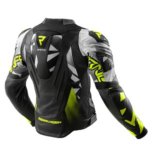CHAQUETA REBELHORN INFERNO NEGRA, BLANCA Y FLUOR