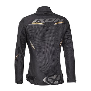 CHAQUETA IXON DRACO LADY ANTRACITA, NEGRA Y GOLD