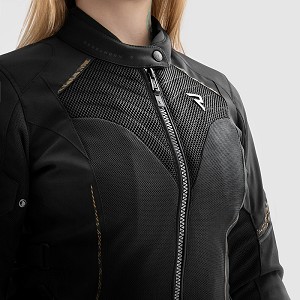 CHAQUETA REBELHORN JAX LADY NEGRA Y GOLD