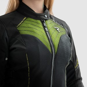 CHAQUETA REBELHORN JAX LADY NEGRA Y AMARILLO FLUOR