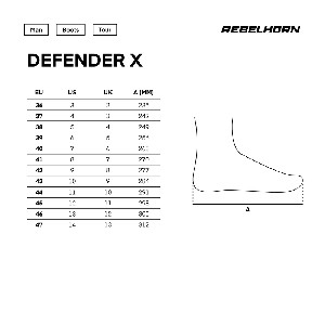 BOTAS REBELHORN DEFENDER X NEGRA