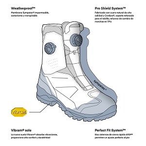 BOTAS REBELHORN DEFENDER X MARRÓN