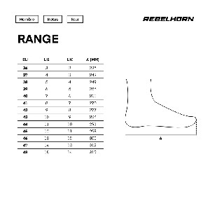 BOTAS REBELHORN RANGE NEGRA