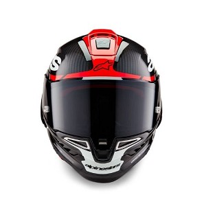 CASCO ALPINESTARS SUPERTECH R10 ELEMENT NEGRO CARBONO ROJO