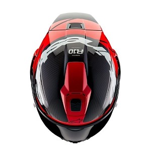 CASCO ALPINESTARS SUPERTECH R10 ELEMENT NEGRO CARBONO ROJO