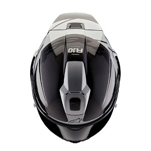 CASCO ALPINESTARS SUPERTECH R10 ELEMENT NEGRO CARBONO PLATA
