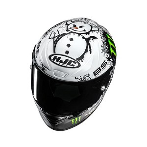 CASCO HJC RPHA 1 V2 CARBON SNOW DIABLO
