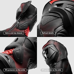 BOTAS REBELHORN GTR NEGRA Y ROJA