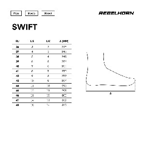 BOTAS REBELHORN SWIFT NEGRA Y ROJA