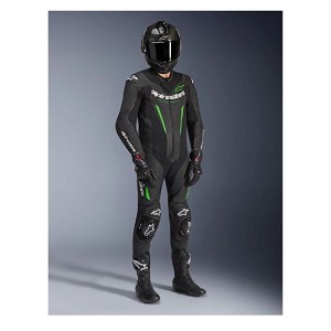 MONO ALPINESTARS GP FORCE V2 1 PIEZA  NEGRO Y VERDE