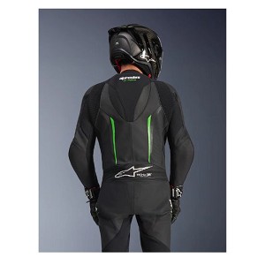 MONO ALPINESTARS GP FORCE V2 1 PIEZA  NEGRO Y VERDE