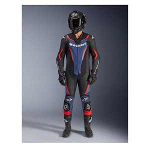 MONO ALPINESTARS GP FORCE V2 1 PIEZA NEGRO, AZUL Y ROJO
