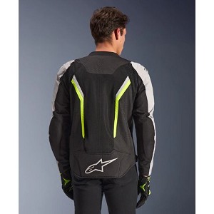 CHAQUETA ALPINESTARS AST V3 AIR NEGRA, PLATEADA Y AMARILLA