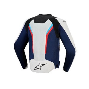 CHAQUETA ALPINESTARS AST V3 AIR PLATEADA, AZUL Y ROJO