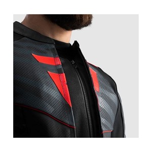 CHAQUETA REBELHORN VANDAL II NEGRA Y ROJA