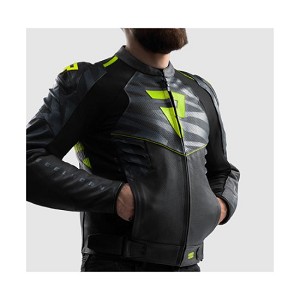 CHAQUETA REBELHORN VANDAL II NEGRA Y AMARILLA