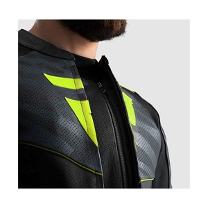 CHAQUETA REBELHORN VANDAL II NEGRA Y AMARILLA