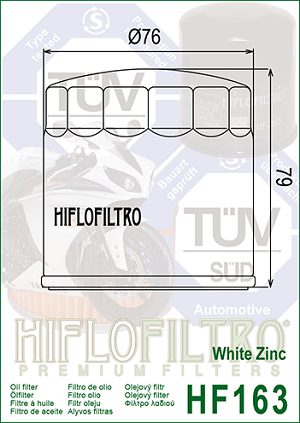  FILTRO ACEITE HF163