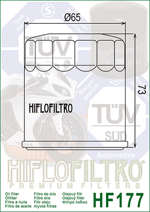 FILTRO ACEITE HF177