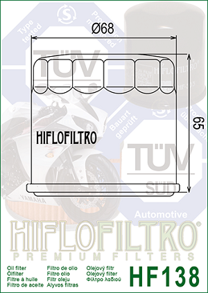 FILTRO ACEITE HF138