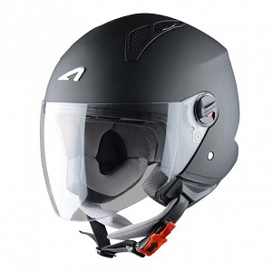 CASCO ASTONE MINI JET NEGRO MATE